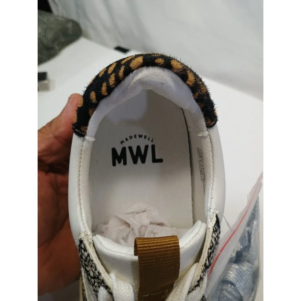 Madewell Kickoff Trainer sneakers Calf Hair Size 6 M Women